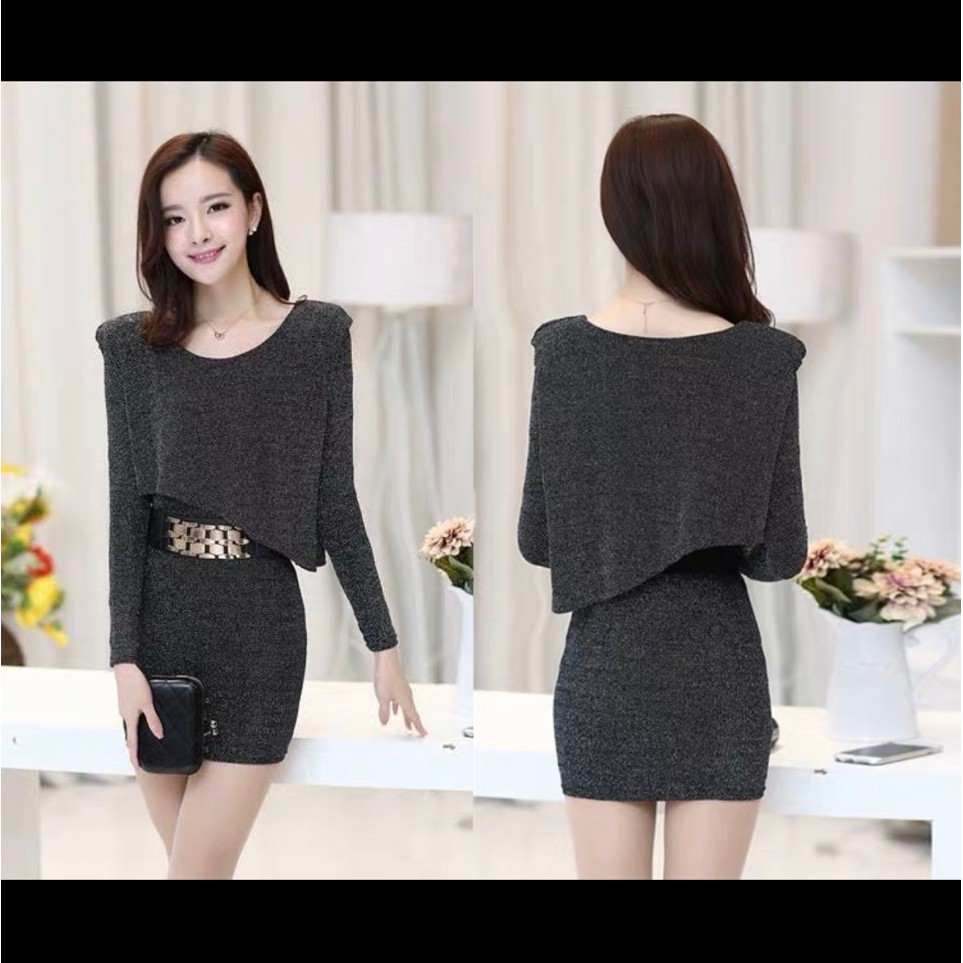Đầm BODY Nhũ Kim Xa Phong Cách Nhẹ Nhàng Thời Trang Quyến Rủ Tôn Dánh Thích Hợp Đi Dự Tiệc Đi Chơi Đi Làm