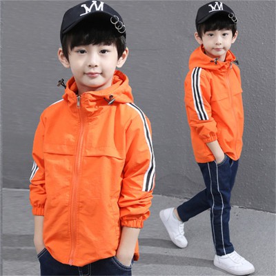 Áo khoác bé trai bé gái gió 2 lớp size đại cute từ 5 đến 14 tuổi D502 HADY KIDS