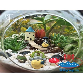 1kg Sỏi trắng trang trí - Chậu cây, hồ cá, tiểu cảnh