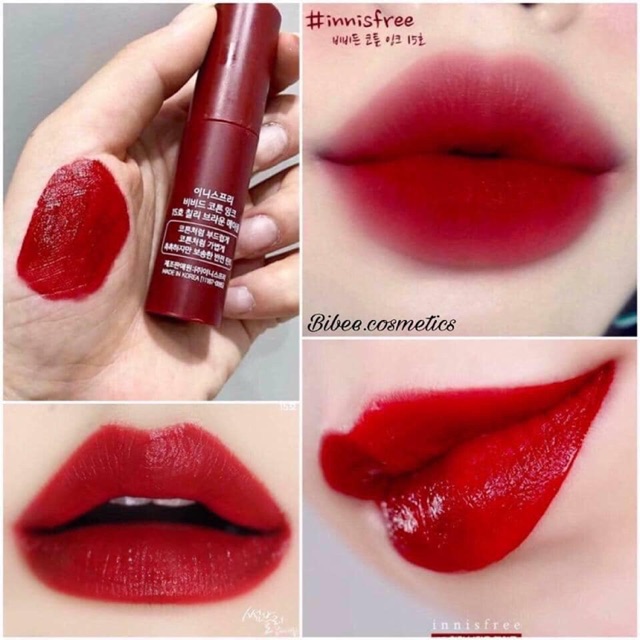 COMBO Son Innisfree Vivid Cotton Ink màu 15
