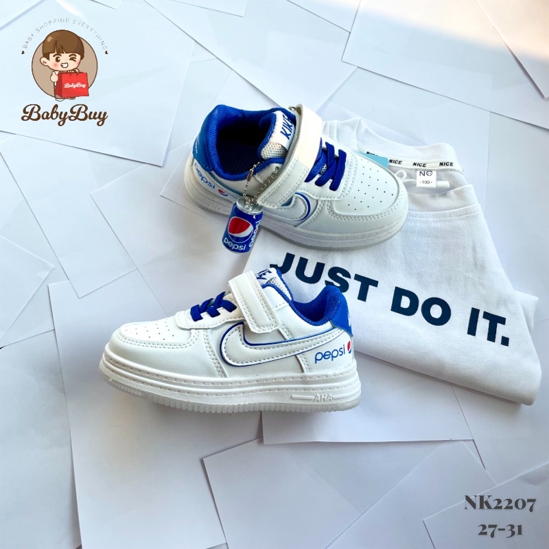 GIÀY THỂ THAO CHO BÉ , GIÀY SNEAKER BÉ TRAI BÉ GÁI  ( Nk pepsi)