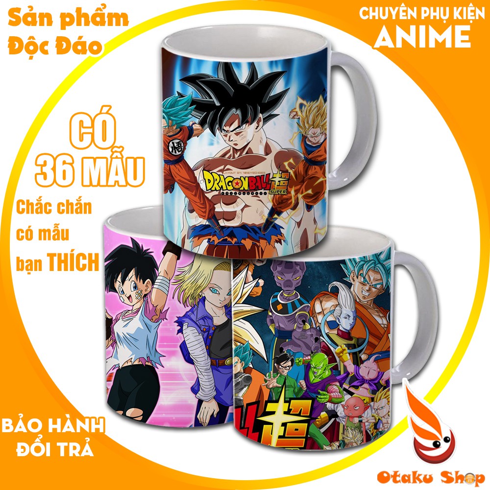 {24 Mẫu} Ly sứ in hình Anime Dragon Ball 7 viên ngọc Rồng Cốc uống nước đẹp làm quà tặng đặc biệt giá trị và ý nghĩa
