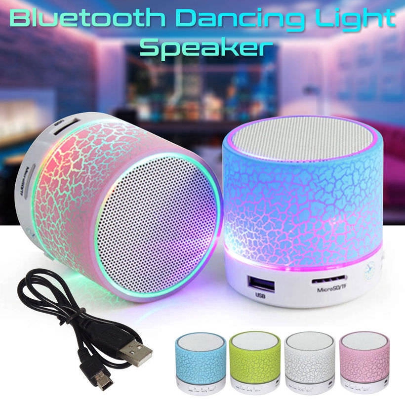 Loa Mini Bluetooth lautsprecher cao cấp có đèn LED