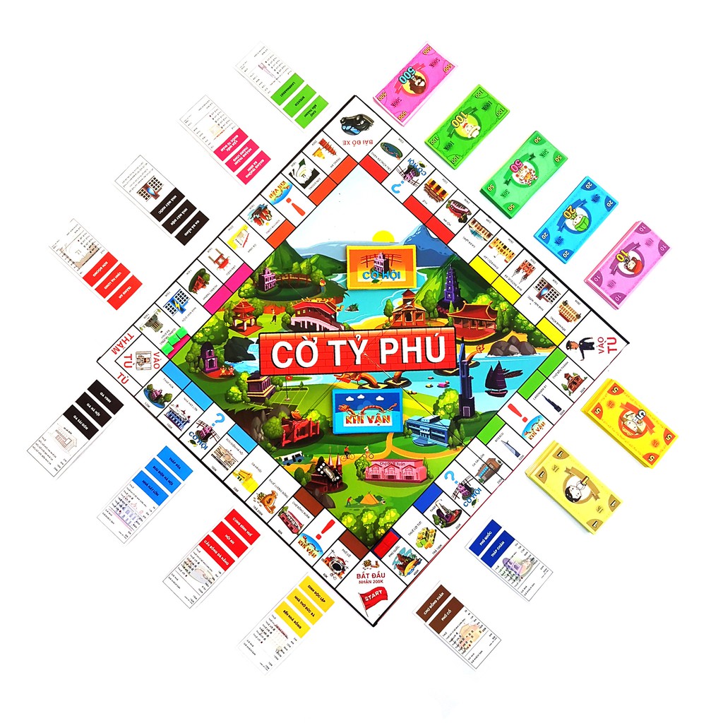 Cờ tỷ phú Việt Nam Monopoly - Chất lượng tốt nhất thị trường