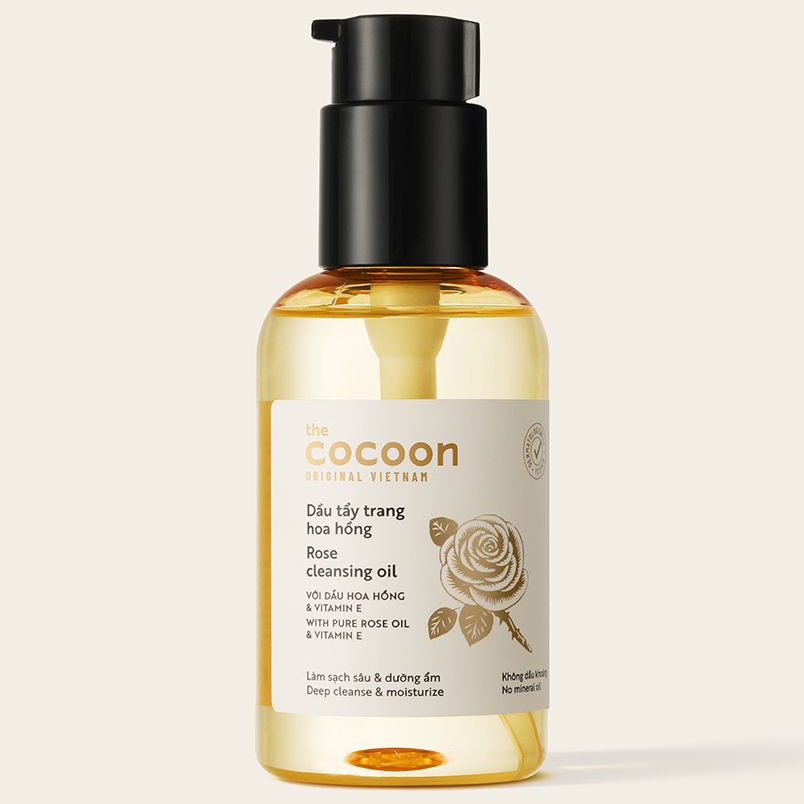 Dầu Tẩy Trang Tinh Dầu Hoa Hồng Cocoon Rose Cleansing Oil 140ML