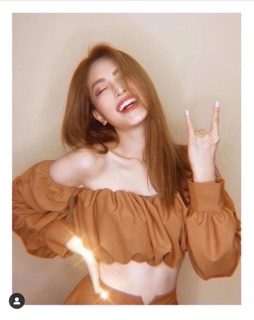 Set áo crop nhún chân váy