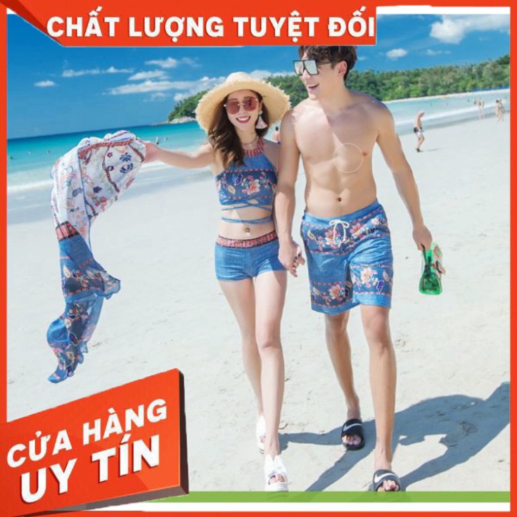 Bikini đi biển sét đồ nam nữ - Hàng nhập khẩu