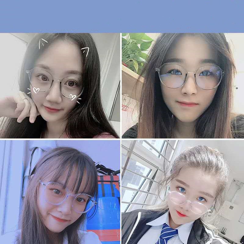 Mắt Kính Gọng Tròn Chống Ánh Sáng Xanh Thời Trang Cho Nữ | BigBuy360 - bigbuy360.vn
