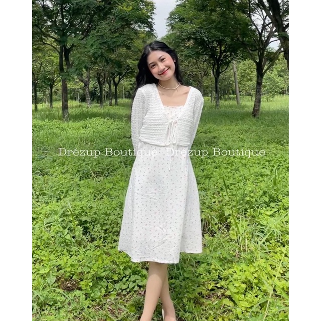 Set đầm Lam Hoa - Drézup Boutique