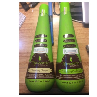 Cặp gội xả macadamia 300ml dòng tăng phồng volum