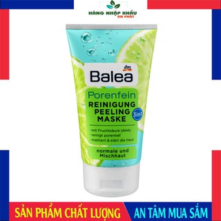 Sữa rửa mặt Balea Porenfein 3in1, sữa rửa mặt Balea chanh, sữa rửa mặt tạo bọt dịu nhẹ, 150ml