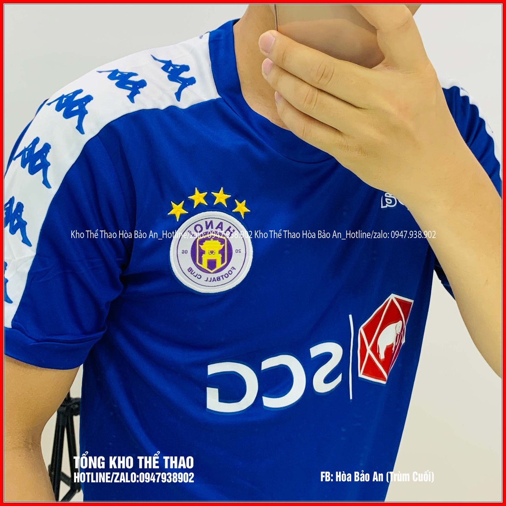 ÁO DI CHUYỂN HÀ NỘI FC THUN ĐẸP 2019