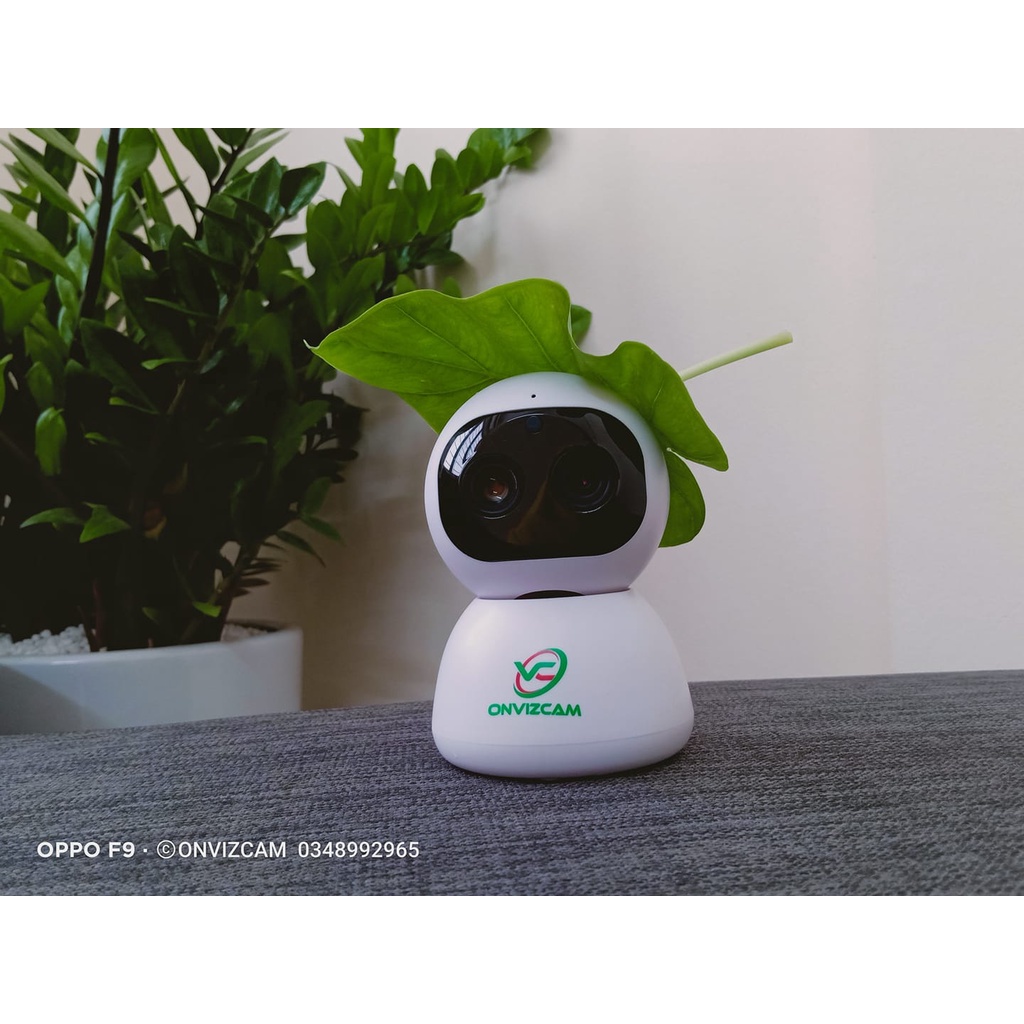 Camera trong nhà mini carecam chính hãng ONVIZCAM RB20/ CC2023 - full HD 1080P- Quay 360° Phát hiện trộm- Zoom xa 10x