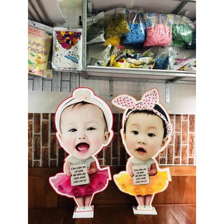 Chibi trang trí sinh nhật cho bé cao 1m