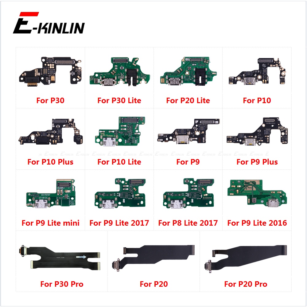 Bảng Mạch Cổng Sạc Cao Cấp Cho HuaWei P30 P20 Pro P10 P9 Plus Mini P8 Lite 2017