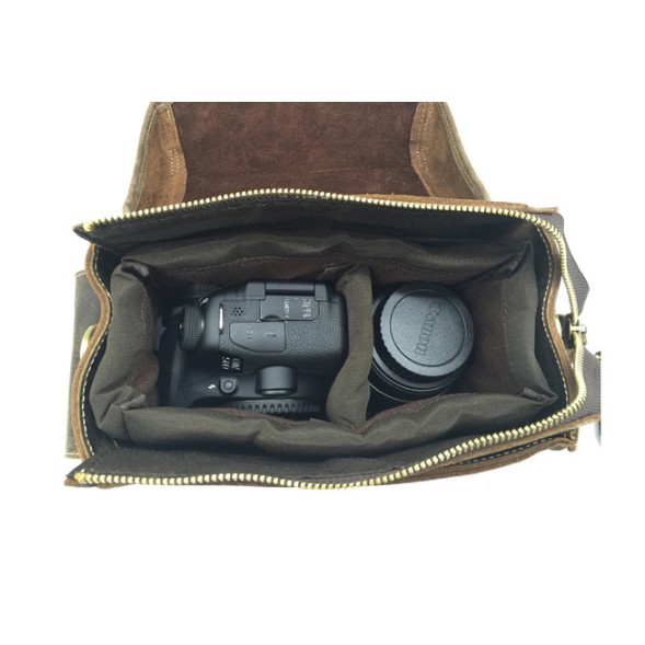 Túi Đeo Chéo Da Bò Máy ảnh Luxuryleather 2L-DC107 | BigBuy360 - bigbuy360.vn