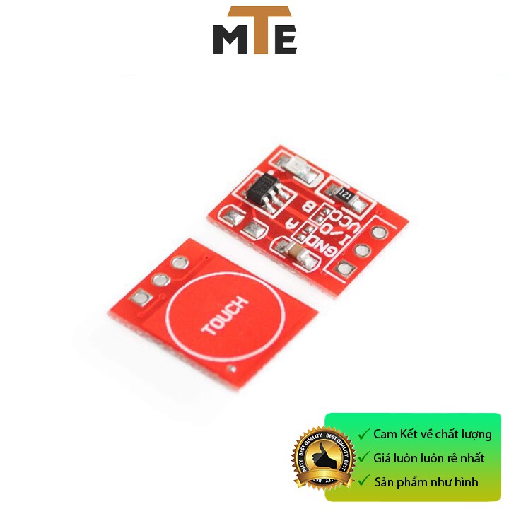 Module cảm biến chạm TTP223 đỏ - Touch sensor cảm ứng điện dung
