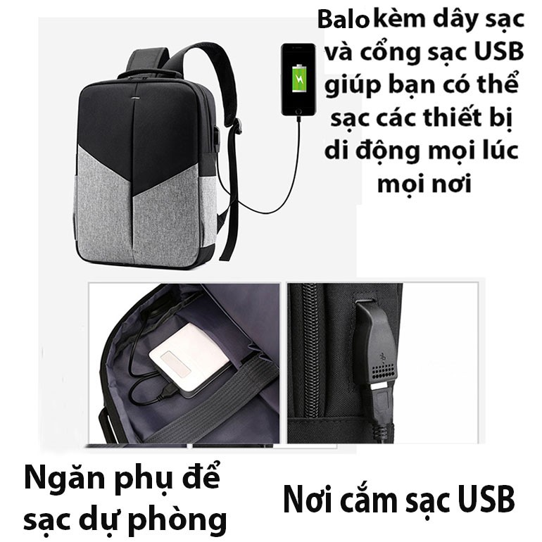 Balo Thời Trang Đựng Laptop Balo Nam Đẹp BL12