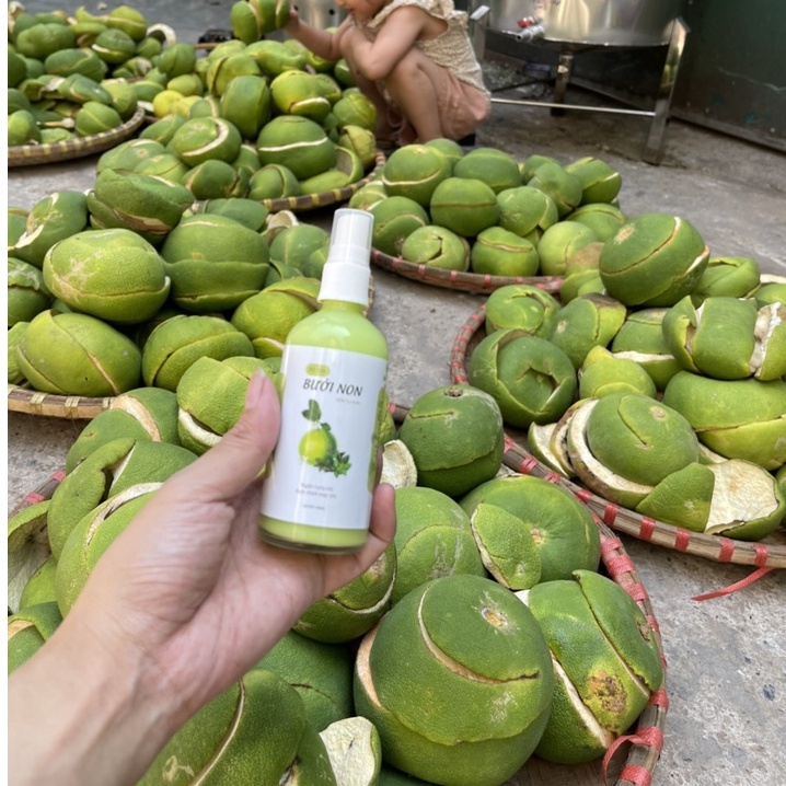 Xịt mọc tóc tinh dầu bưởi non kích thích mọc tóc nhanh, 100% tự nhiên