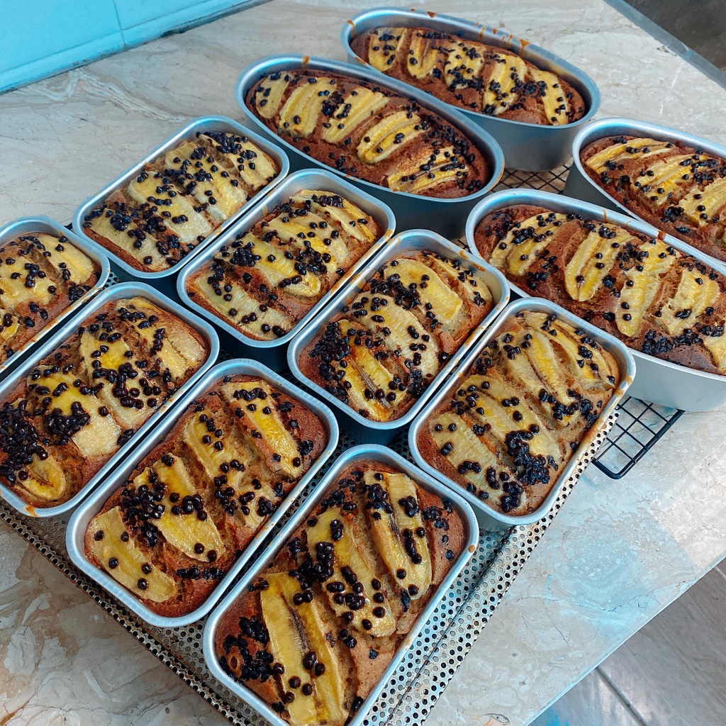 Khuôn loaf nhôm A01, A02, A03, A04, A05 khuôn chữ nhật làm bánh mì