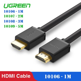 Dây HDMI 1.4 thuần đồng 19+1 Dài 1M hỗ trợ 3D, 4K*2K full HD 1080 UGREEN HD104 - Hàng chính hãng