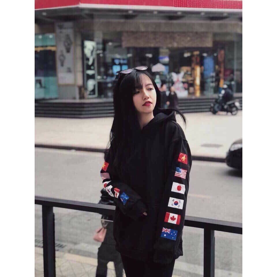 Áo hoodie in cờ