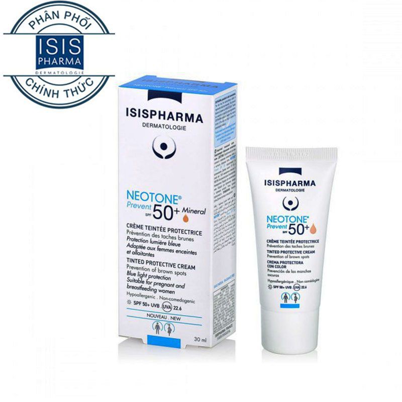 Isis Pharma Kem Chống Nắng Che Phủ Khuyết Điểm Neotone Prevent Spf50+ 30ml