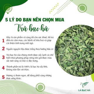 Lá bạc hà khô - Trà bạc hà thảo mộc thiên nhiên