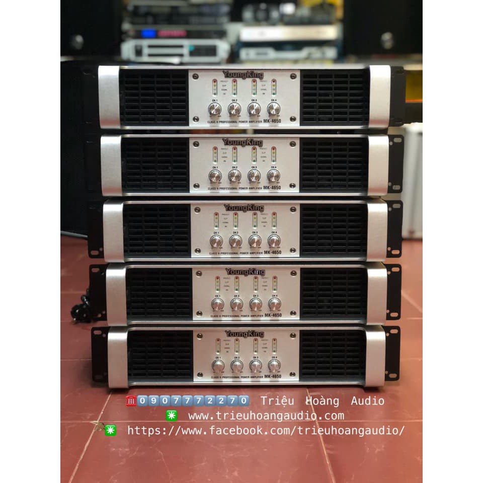 Đẩy Main YoungKing Audio MK-4650 in Korea 4 Kênh