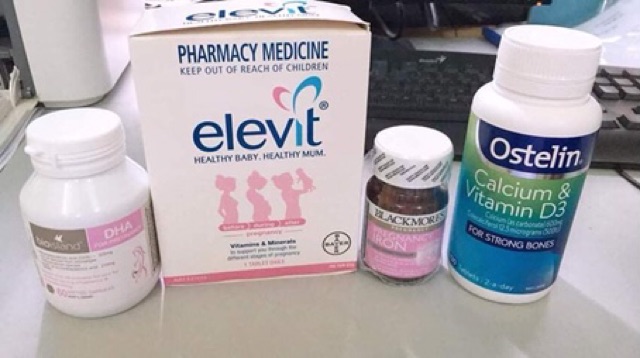 Elevit 100v cho bà bầu | Thế Giới Skin Care