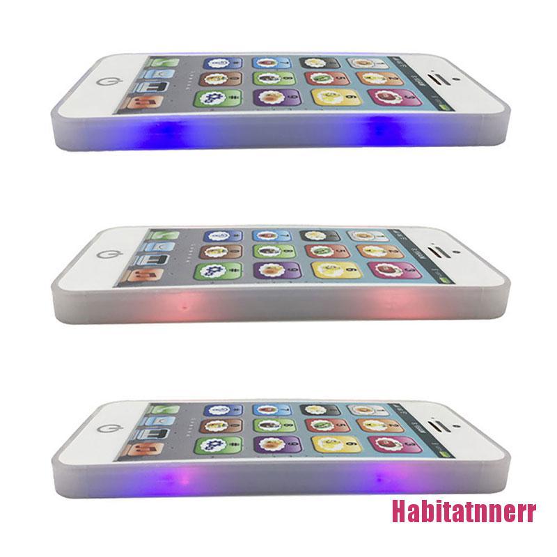 Hab❤Điện ThoạI Đồ Chơi MàN HìNh CảM ỨNg Có ĐèN LED Cho Bé