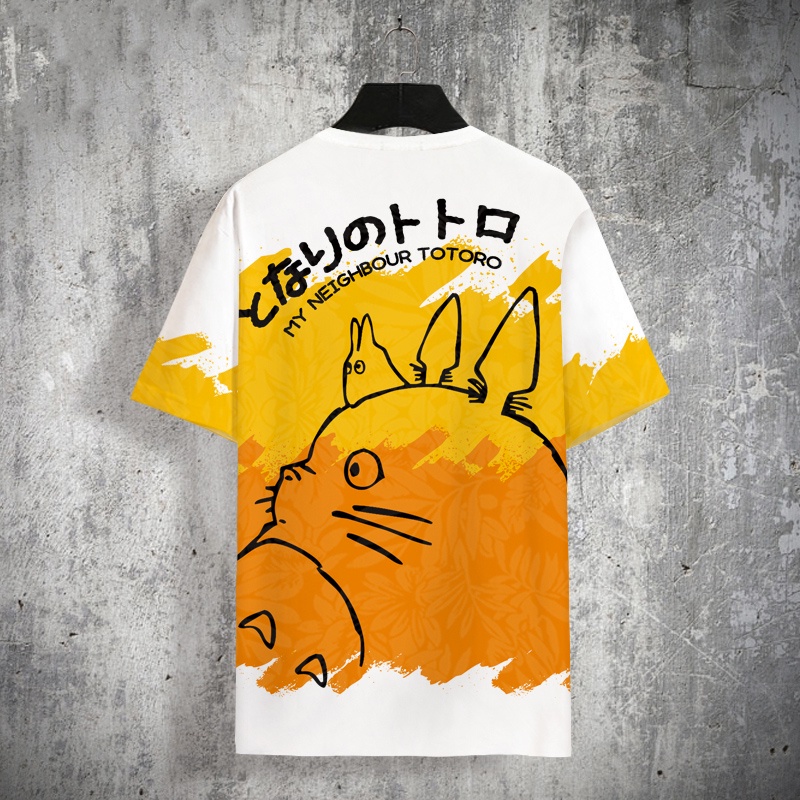 Áo Thun Nam Tay Ngắn In Hình Totoro Đáng Yêu