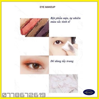 Set phấn mắt 12 ô Vân Đá kèm cọ