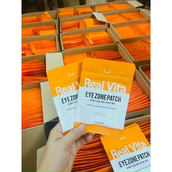 Mặt Nạ Vùng Mắt Real Vita Eye Zone Patch Dưỡng Da Ngừa Thâm