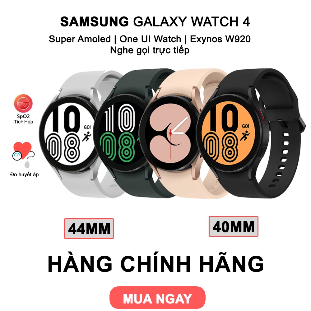 [Galaxy Watch 4] Đồng hồ thông minh Samsung Galaxy Watch 4 Hàng chính hãng