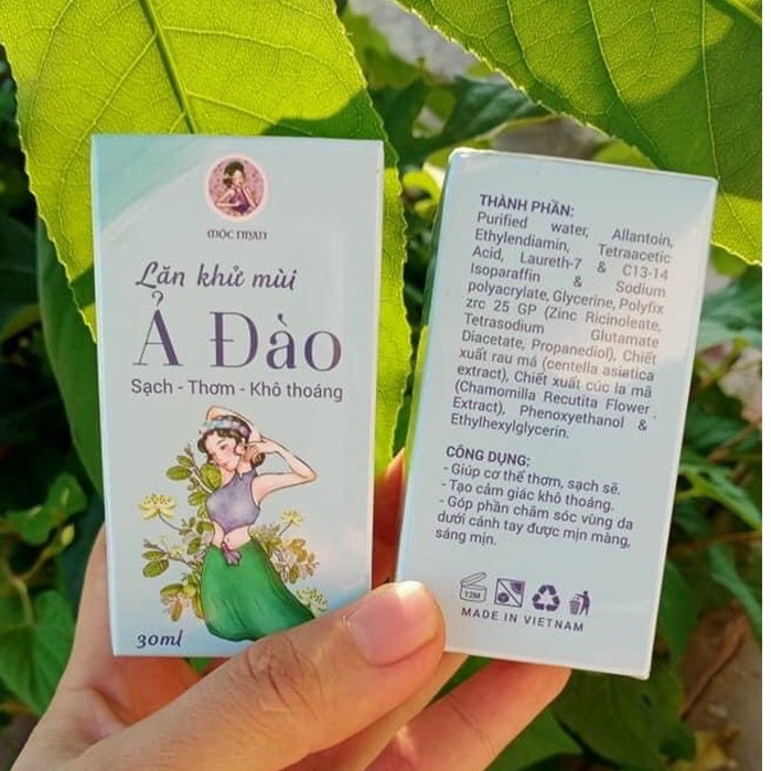 LĂN KHỬ MÙI Ả Đào giúp Cơ Thể Thơm Tho, Sạch Sẽ, Khô Tháng 100% Thiên nhiên