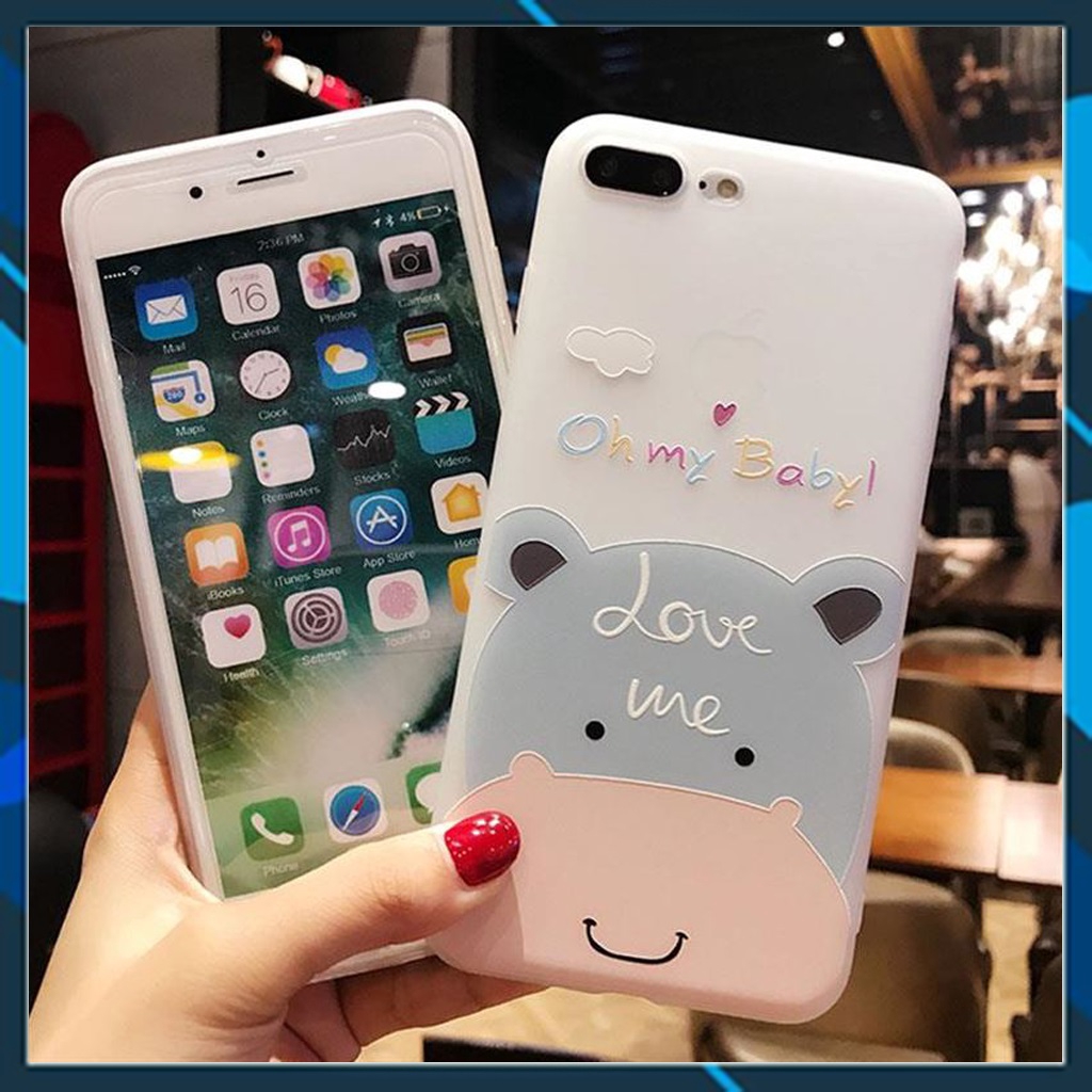 Ốp lưng iphone Mèo và chó baby trơn 5/5s/6/6s/6plus/6splus/7/8/7plus/8plus/x/xs/xs max/11/11promax- Awifi Case B5-3 | BigBuy360 - bigbuy360.vn