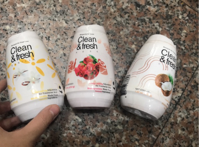 Sáp Thơm Khử Mùi Clean &amp; Fresh Hàn Quốc 212g