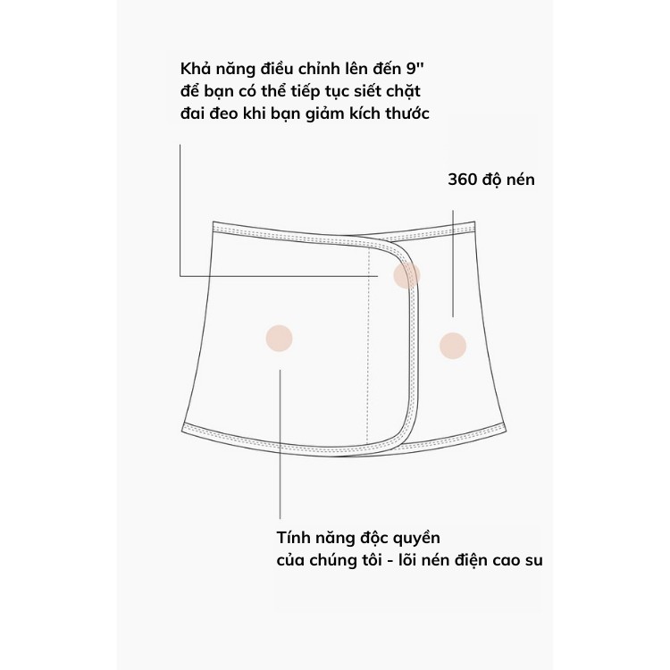 Đai nịt bụng sau sinh Viscose Bamboo Belly Bandit, Mỹ. Giảm mỡ, định hình sau sinh. Chất liệu cao cấp, mềm mại
