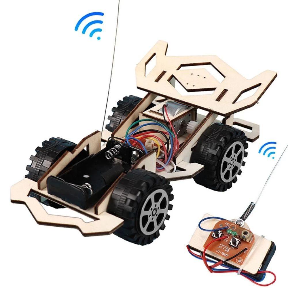 Xe Đua RC 4-CH Tự Lắp Ráp Điều Khiển Từ Xa Cho Bé