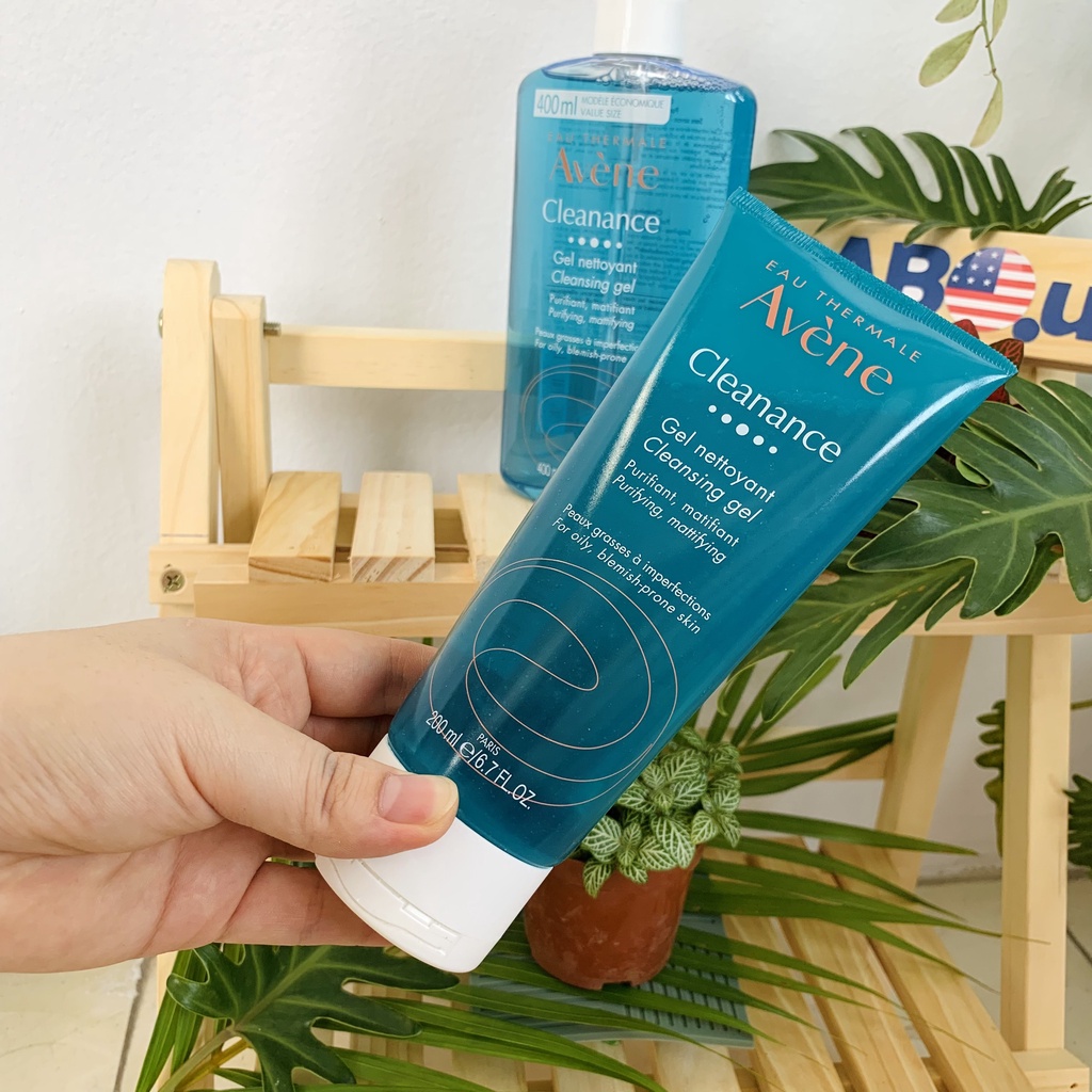 Sữa Rửa Mặt Avene Cleanance Cleansing Gel 400ml CABOUS025 dành cho da dầu mụn, nhạy cảm các size