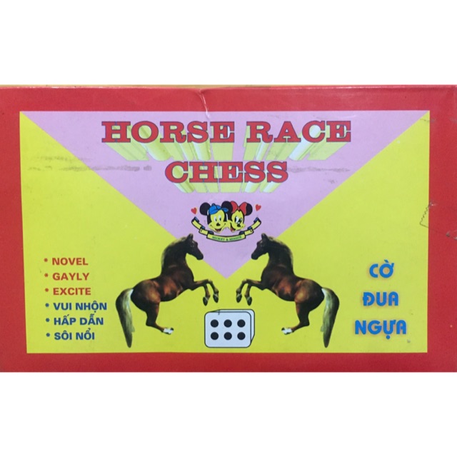 Cờ đua ngựa Horse Race Chess kích thước 20x12