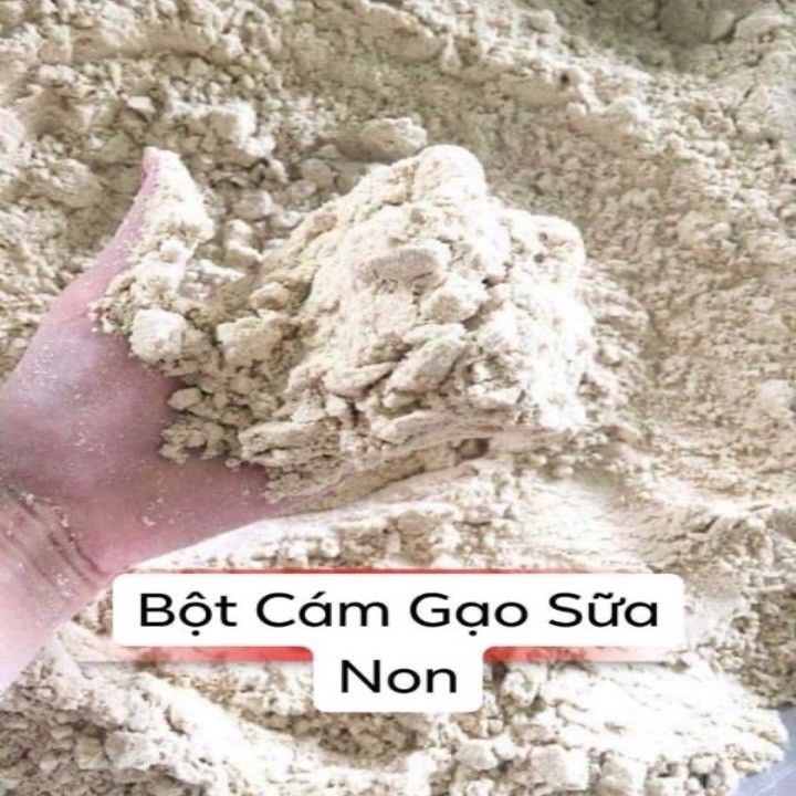 Bột Cám Gạo Sữa Non 200g có giấy VSATTP và ĐKKD nguyên chất thiên nhiên 100% dùng để đắp mặt đa công dụng