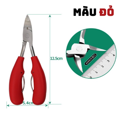 Kìm cắt răng heo 3 màu INOX 304 DN22