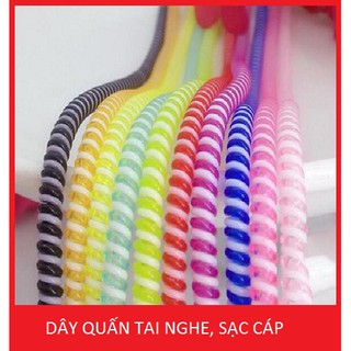 Dây quấn tai nghe, sạc cáp điện thoại các dòng iphone