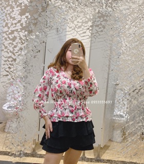 Aoa peplum hoa #bigsize