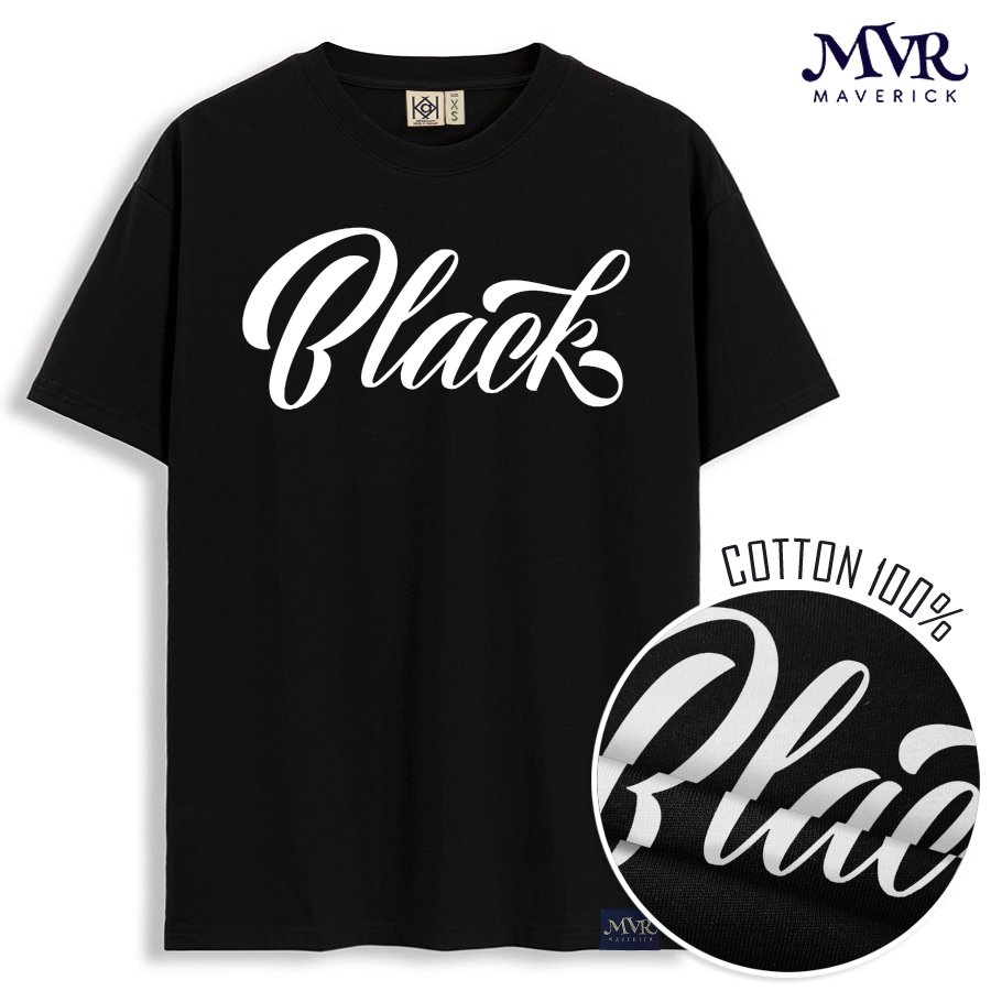 Áo thun nữ cổ tròn Đủ Size Phôm Hàn Quốc Chữ Black  BB3806 MVR