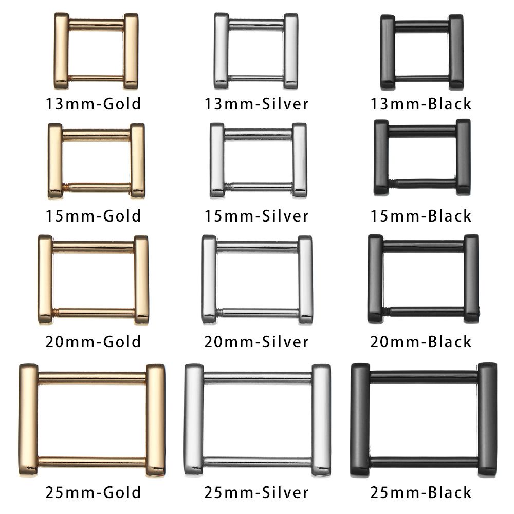 Khoen kim loại hình chữ nhật dùng làm dây đeo túi xách DIY