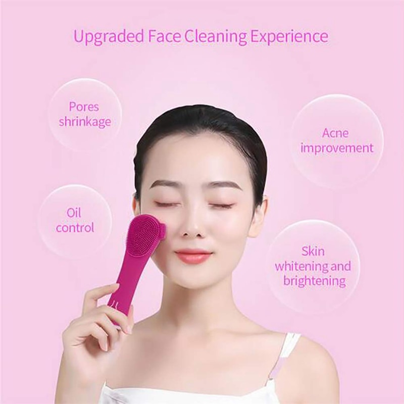 Máy rửa mặt có chức năng mát xa bằng silicon | BigBuy360 - bigbuy360.vn