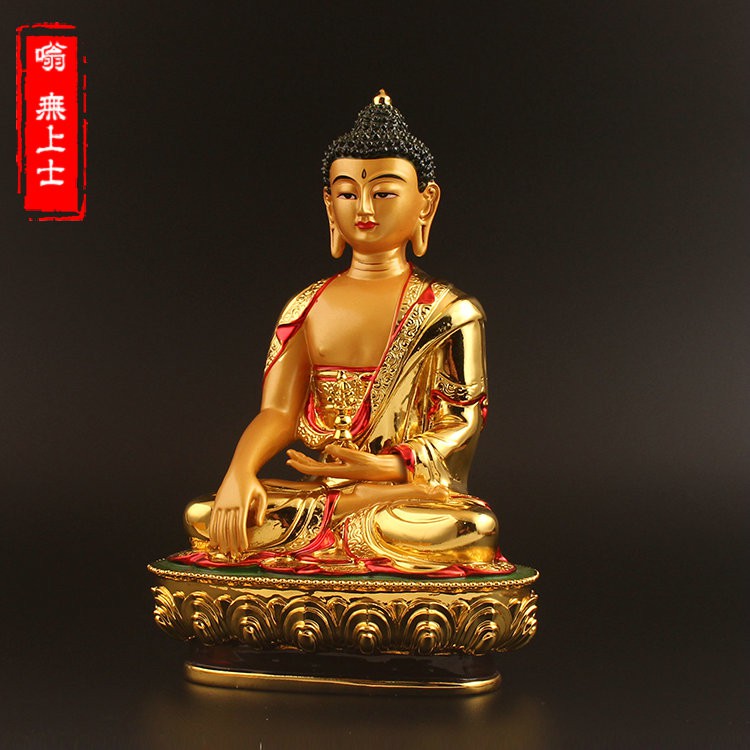 Tượng Phật Nhỏ Mạ Bạc Kiểu Tây Tạng Dễ Thương